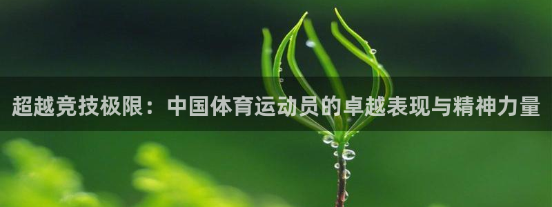 尊龙官网下载官方客服电话:超越竞技极限:中国体育运动员的卓越